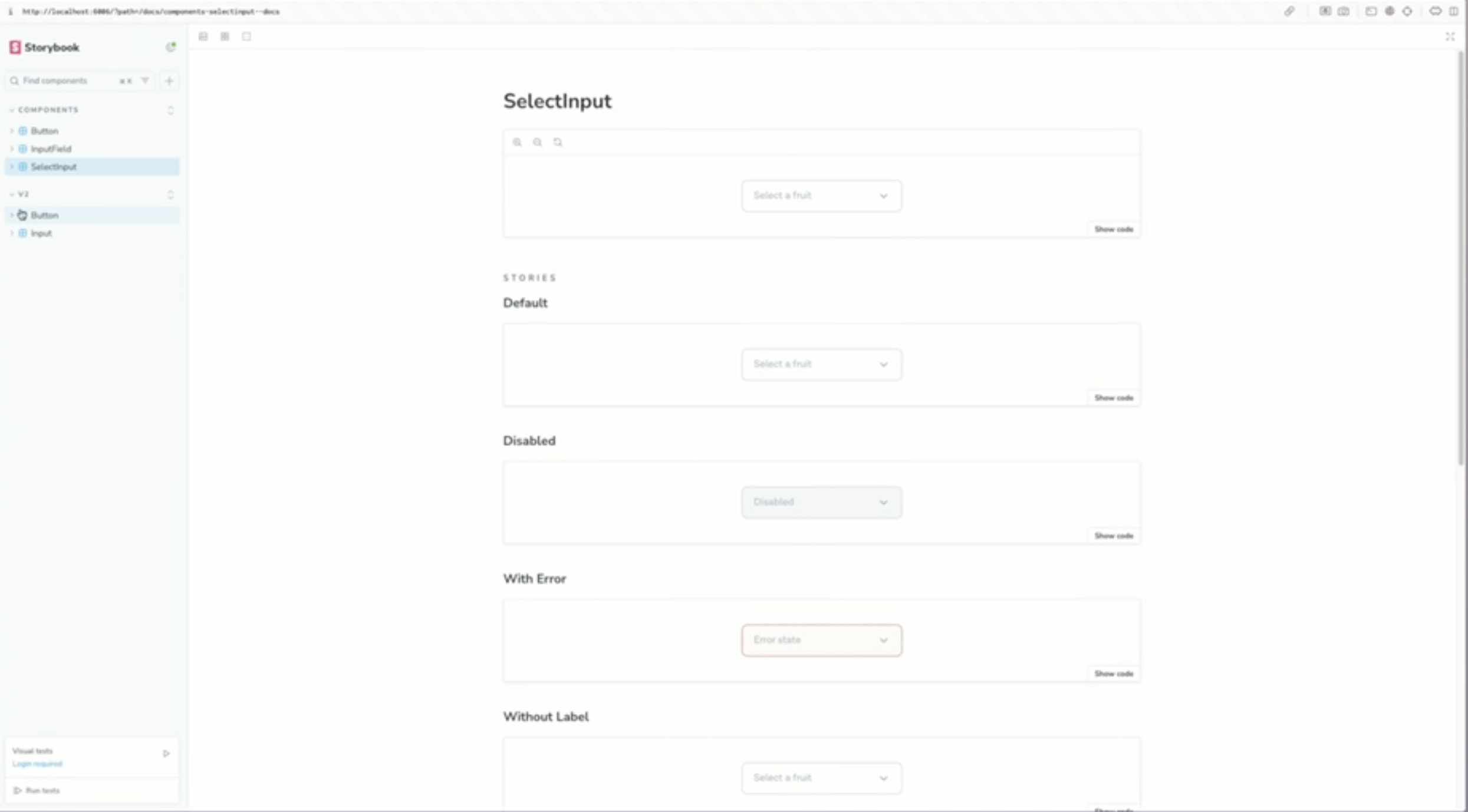 Design System — Components